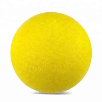 Ballon de jeu en caoutchouc rouge de 8,5 pouces, vente chaude, fourni directement par l'usine