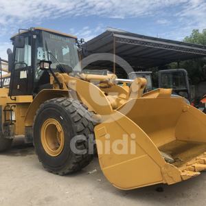 Chargeur sur pneus CAT 950H d'occasion de haute qualité avec moteur CAT Charge nominale de 9 tonnes Faible durée Utilisation de la construction Vente de cour de Shanghai - Product Image 4