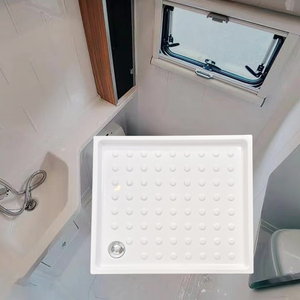 Base de Baño de 595*695 mm, Base Impermeable <span class=keywords><strong>para</strong></span> <span class=keywords><strong>Ducha</strong></span>, Apta <span class=keywords><strong>para</strong></span> Autocaravanas, Caravanas y Remolques - Product Image 6