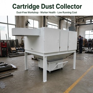 Filtre de cabine de peinture industrielle à 20 cartouches, dépoussiéreur à jet pulsé haute efficacité à nettoyage automatique - Product Image 1