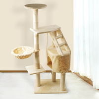 Grande tour de maison d'arbre de chat de jeu acceptable personnalisée