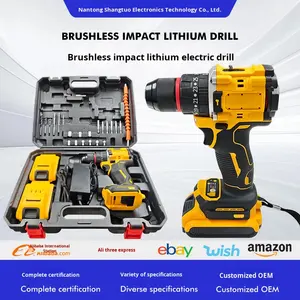 Hardware <span class=keywords><strong>Tools</strong></span> DW Model Borstelloze Accu-slagboormachine Oplaadbare Lithium-Ion Batterij Omkeerbare Tweesnelheidsboormachine - Product Image 2