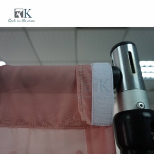 Quick install Pipe Kit and Pink Drape Aluminum Standing Curtain System Wedding Backdrop - Product Image 6