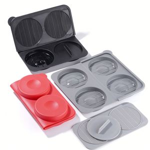 Nouveau Moule à Galettes Antiadhésif 4-en-1 en Silicone Sans BPA, Compatible Lave-Vaisselle et Congélateur, pour Barbecue et Cuisine - Product Image 2