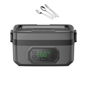 Lonchera Eléctrica Portátil Personalizada de 1.2L con Autocalentamiento, Control de Temperatura, Acero Inoxidable, Calentador de Alimentos - Product Image 1