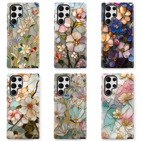 TPU résistant aux chutes de conception de fleur émaillée créative pour Samsung S22 Ultra Filin Shell pour iPhone 17 étui de protection pour téléphone