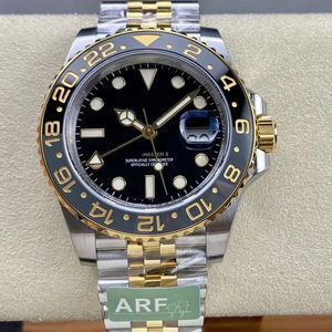 Reloj de Acero Inoxidable de Fábrica ARF de 40 mm de Calidad Superior, Movimiento Mecánico Shanghai, Bisel Dorado y Negro, Resistencia al Agua de 50 Bares - Product Image 2