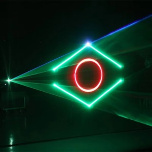 Lotus chuyên nghiệp 12 Wát RGB di chuyển laser với tích hợp LED vòng điều khiển System-DMX512 ip33 đánh giá cho DJ & khách sạn sử dụng - Product Image 6