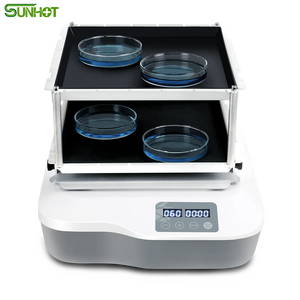 Agitador Orbital de Laboratorio Inteligente de Escritorio SUNHOT con Capacidad de 2 kg, Motor <span class=keywords><strong>DC</strong></span> sin Escobillas, Rango de Velocidad de 40-200 rpm, Función de Temporizador, LED - Product Image 2