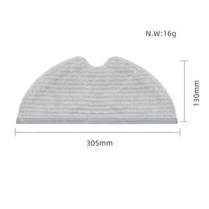 Chiffon de nettoyage compatible avec les aspirateurs robots Xiaomi Mijia 1C/1T/2C <span class=keywords><strong>Dreame</strong></span> <span class=keywords><strong>F9</strong></span> <span class=keywords><strong>D9</strong></span> L10 Pro STYTJ01ZHM STYTJ02ZHM STYTJ03ZHM - Product Image 2