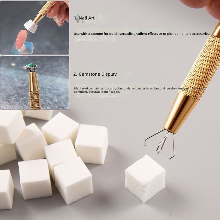 Pat pat cotton claw clip [gold]