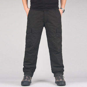 <span class=keywords><strong>Pantalon</strong></span> cargo d'hiver personnalisé pour homme, décontracté, taille élastique, taille mi-haute, brodé, chaud, doublé polaire <span class=keywords><strong>thermique</strong></span> - Product Image 4