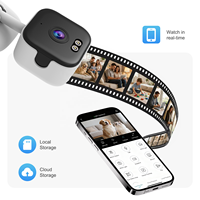 Moniteur intelligent pour bébé et animaux domestiques, utilisation intérieure, 1080p, 2MP CMOS, vision nocturne, audio bidirectionnel, sans fil, caméra de sécurité IP pour animaux domestiques