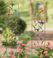 Treillis architectural de jardin pour la protection de la vie privée, compatible serre, sans plomb, pour aménagement résidentiel de luxe, lot de 2