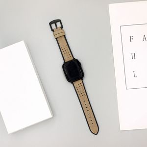 Correa de reloj Upro Rally de cuero genuino para Apple Watch Ultra 2, correa transpirable hueca para reloj inteligente. - Product Image 2