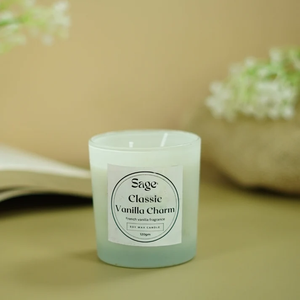 Vela Aromática Clásica con Aroma a Vainilla, Fragancia Cálida y Dulce para un Hogar Acogedor y Energía Tranquila - Product Image 4