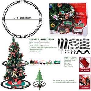 Nuevo <span class=keywords><strong>Tren</strong></span> Eléctrico con Luces y Sonidos <span class=keywords><strong>para</strong></span> Decorar Árboles, Juego de Trenes Navideños - Product Image 5