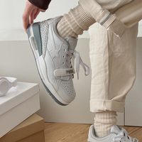 Chaussures de course sportives respirantes antidérapantes à plateforme à coussin d'air à lacets