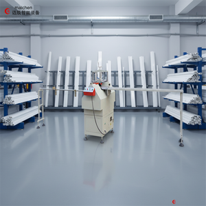 Yuefeng Window Door Making Machine Glazing <strong>Bead</strong> Saw with Dual Blades 1.5Kw Power for Cutting &amp; Chamfering PVC/<strong>UPVC</strong> Glass <strong>Beads</strong> - Product Image 2