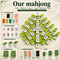 Service OEM : Jeu de Mahjong Classique, Jeu de stratégie pour adultes et familles, Divertissement social quotidien et loisirs d'intérieur, Tuiles de Mahjong