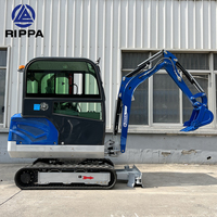 Rippa NDI330 moins cher scavatore compact digger zéro queue bager liste de prix ensacheuse jardin escavatore