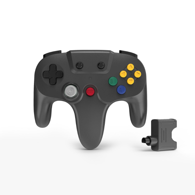 Factory Wholesale 2.4G Wireless Controller for Nintendo 64 Wireless Gamepad for N64 Game Controller with Receiver