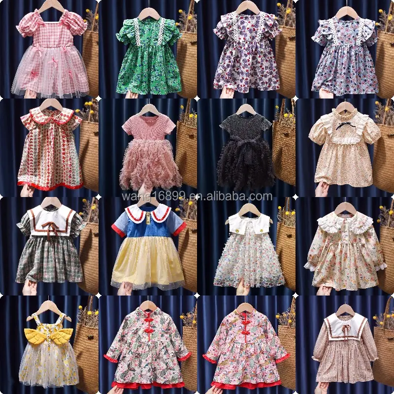 Летнее платье принцессы для девочек Хлопковое От 2 до 8 лет Сетчатое платье с лебедем для девочек оптовая продажа