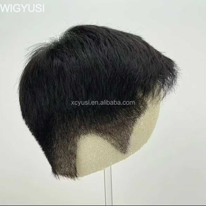 <span class=keywords><strong>Parrucche</strong></span> Integrali in Pizzo per <span class=keywords><strong>Uomo</strong></span>, 100% <span class=keywords><strong>Capelli</strong></span> Umani Vergini, Annodate a Mano, Disponibili, Spedizione Rapida, Parrucca Umana Senza Colla all'Ingrosso - Product Image 4