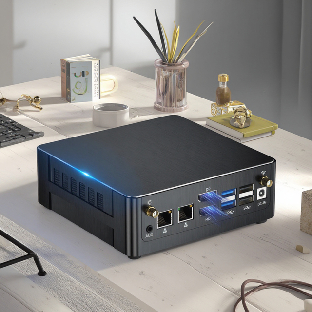 Gaming Mini PC 13th Gen Intel I7 13700H 2*DDR4 Dual Lan Dual 2.5G LAN NUC Desktop Computer Host HTPC DP HD Type-C