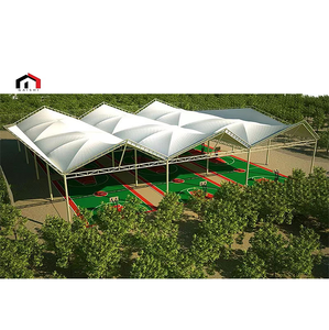 New Design 2024 Durable PTFE PVDF Tensile Membrane Structure Car Parking Shed <b>Canopy</b> <b>Tent</b> Steel Structure for Roof Stadium - Product Image 6