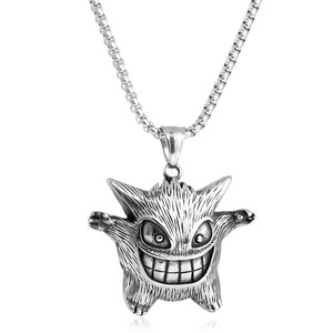 Pendentif Animal Spirituel Arbre en Acier Inoxydable Collier Unisexe Design Géométrique Style Punk Rétro 231078 - Product Image 3