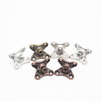Support d'angle papillon en alliage de zinc, connecteur décoratif pour meubles, pour boîte en bois, armoire, vitrine, bronze antique