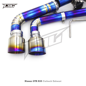 Atback xhaust ystem issan/GT-R 35 2008-2023 Y IPE xhaust IPE uffler scape Itanium - Product Image 6