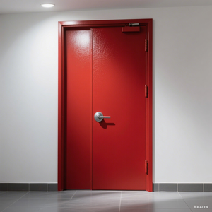 Barra Antipánico WHI de 2 Horas, Acero Laminado en Frío, Hierro Forjado, Impermeable, Diseño Moderno, Puerta Cortafuego con Acabado - Product Image 3