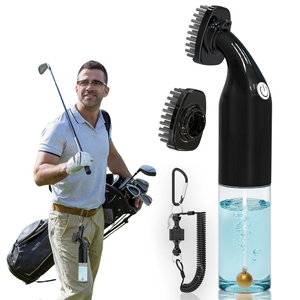 Nouvelle brosse électrique améliorée pour clubs de golf, brosse nettoyante à eau pour golf, en nylon rigide rétractable, pour le nettoyage des clubs, des balles et des chaussures - Product Image 4