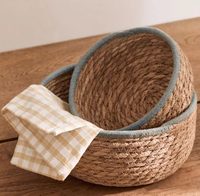 Panier de rangement tressé MIXWARES pour entrée, organiseur de clés, corbeille en paille pour collations, table à thé et articles divers pour la maison