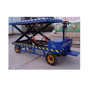 Nuevas ideas de diseño, personalización, carro de carga móvil portátil, furgoneta de coche de 4 ruedas, carro de elevación eléctrico, carro de mesa elevadora - Product Image 5