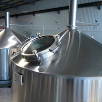 Équipement de brassage de bière pour microbrasserie 500L 600L 800L, cuve de fermentation en acier inoxydable pour bar, restaurant, brasserie