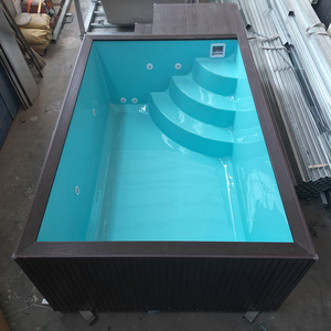 Kit de piscine en fibre de verre facile à installer, protégé contre les UV, pour le plaisir en famille, design écologique pour les espaces extérieurs, piscine en fibre de verre de style resort - Product Image 3
