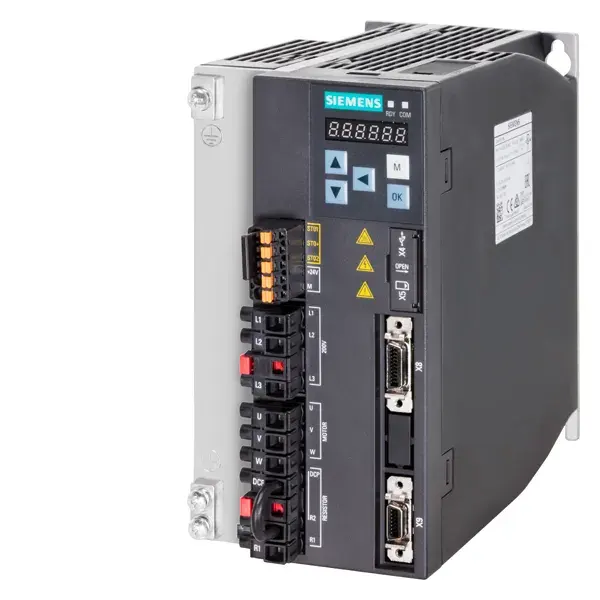 Siemens SINAMICS V90 Konverter LI, 200 V, PROFINET, FSD, 1,0 kW Frequenz umrichter Treiber 6SL3210-5FB11-5UF0 plc