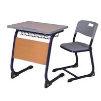 Bureau et chaise réglables individuels pour salle de classe, mobilier scolaire pour étudiants avec chaise et tiroir métallique