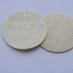 Éponge de bain exfoliante ronde en loofah naturel certifiée écologique, style simple, <span class=keywords><strong>pour</strong></span> <span class=keywords><strong>le</strong></span> corps et <span class=keywords><strong>le</strong></span> spa - Product Image 5