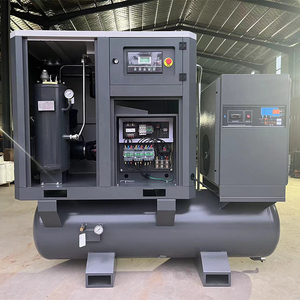 Compressore d'Aria a Vite Rotativo Silenzioso ad Alta Efficienza Senza Olio 15kw 17/8/10/12Bar 20 Hp per Macchinari per Lavorazione del Legno - Product Image 4