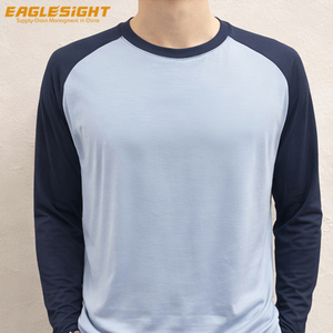 T-shirt à manches longues pour homme en <span class=keywords><strong>laine</strong></span> mérinos 18,5 microns, 87 % mérinos, 13 % nylon, jersey 180 g/m², léger, respirant, <span class=keywords><strong>couche</strong></span> de base - Product Image 2