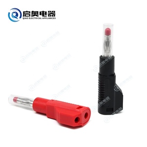 4Mm An Toàn Chuối Cắm Hoàn Toàn Cách Điện Multimeter Stackable Kết Nối Kiểm Tra Dẫn Chuối Cắm Nam - Product Image 3