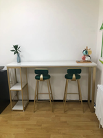 Table de bar moderne en marbre de luxe léger, petite cloison, armoire à vin, pour cuisine, salle à manger, sous-sol, balcon, salon, durable