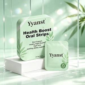 ยาแก้ไอแบบแผ่นละลายได้จากพืช ยี่ห้อ Yyanst สีเขียวอ่อน บรรจุในกล่องโลหะ 30 แผ่น - Product Image 3