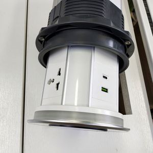 Phổ Ổ cắm điện wifi thông minh IP65 không thấm nước cơ giới Pop up nâng tháp ổ cắm với 2 USB-C sạc không dây - Product Image 4