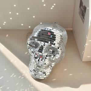 Maschera Elegante a Specchio per Uomo e Donna, Tema Disco Ball Glitterato per Halloween, Feste <span class=keywords><strong>di</strong></span> Addio al Nubilato, Vacanze e San Valentino - Product Image 4