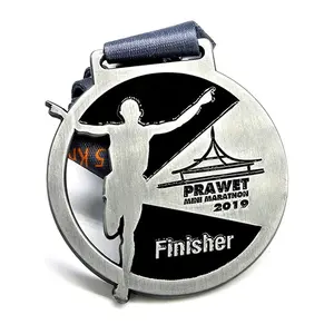 Maker Goedkope Finishers Gegoten 2d 3d Custom Mannen Marathon Custom Metalen Sport Borden Autosleutel Medaille